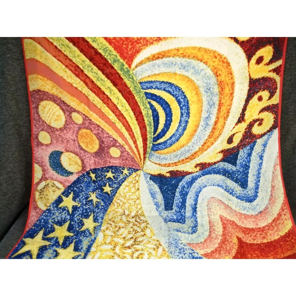 The Metropolitan Museum Of Art 100% Silk Scarf Signac Feneon Kaleidoscope Japan